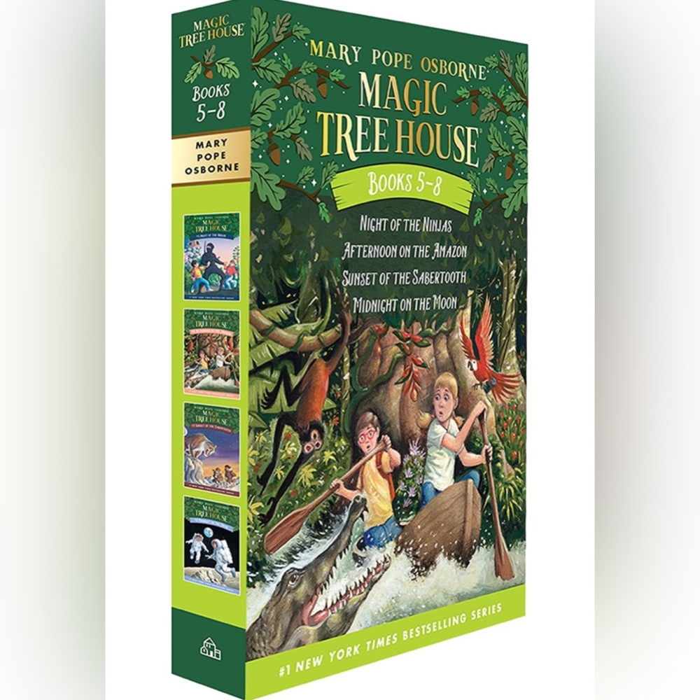 Magic Tree House books 5-8